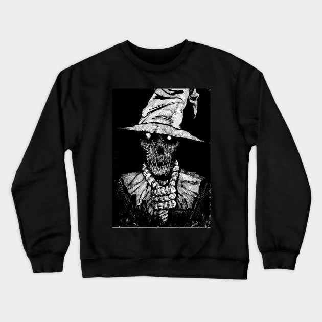 Scarecrow Crewneck Sweatshirt by DarkArtiste